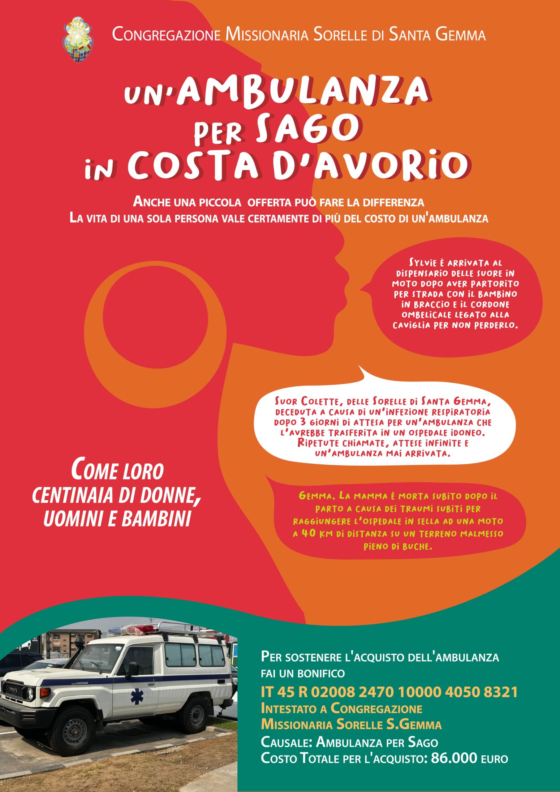 Locandina Ambulanza per Sago