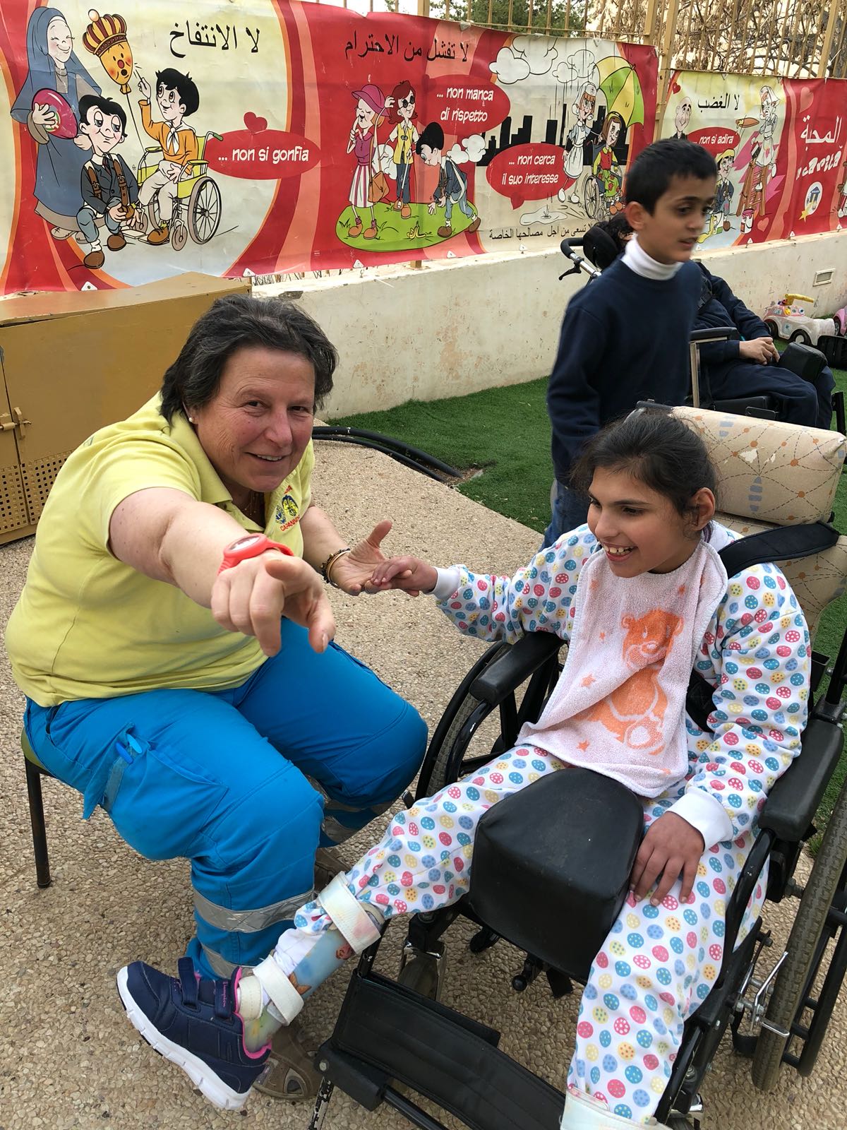 Maria Pia Bertolucci a Betlemme