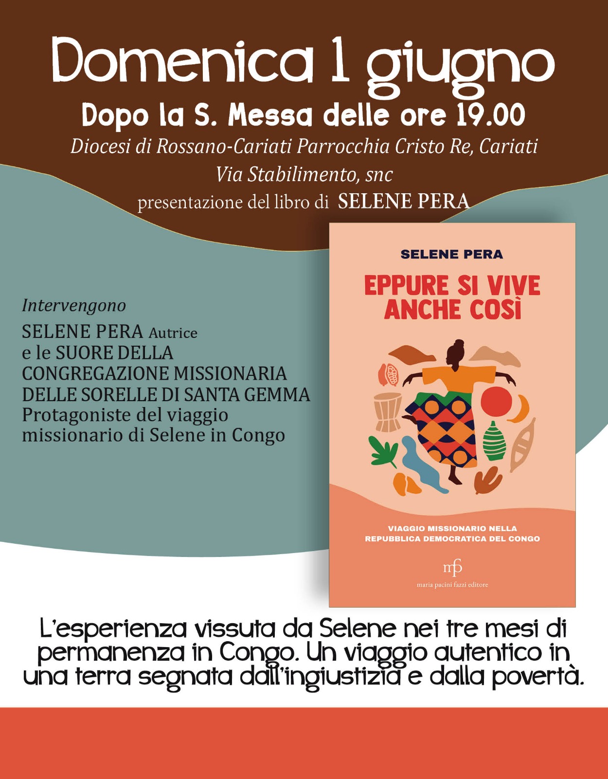 Locandina presentazione 1 giugno in Calabria