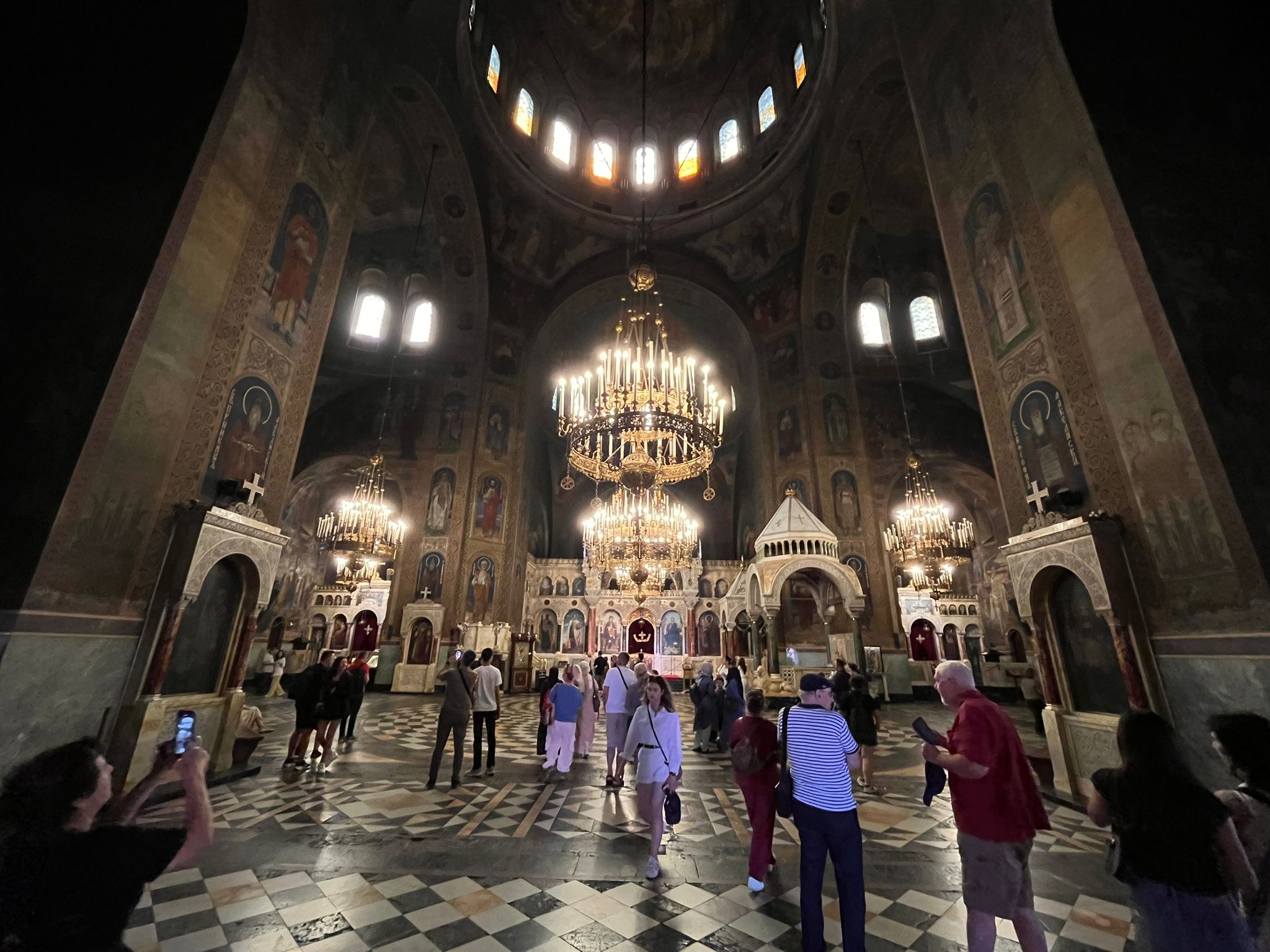 Interno Cattedrale Sofia Bulgaria